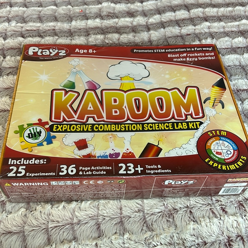 Playz Kaboom! Explosive Combustion Science Lab Kit